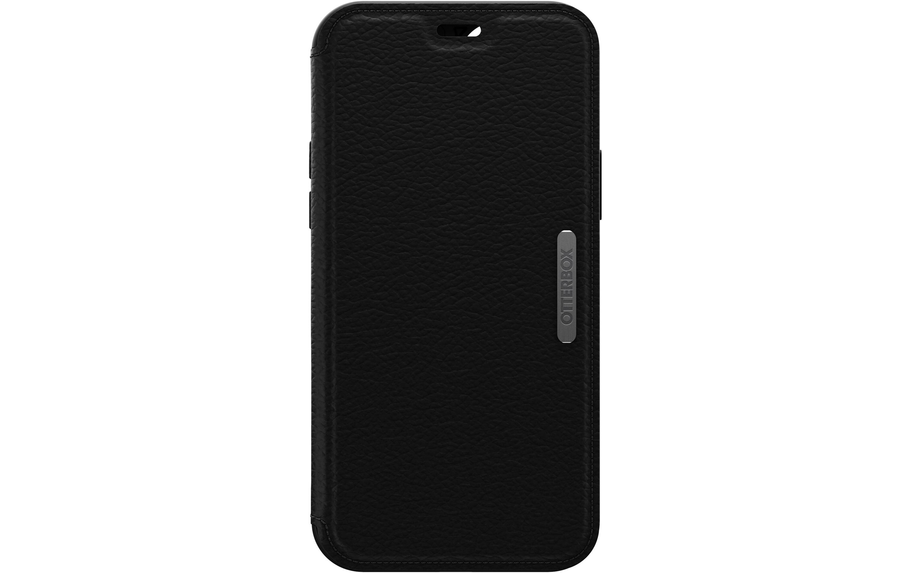 Book Cover Strada iPhone 12 / 12 Pro SchwarzSchutzhülle für das Apple iPhone 12/iPhone 12 Pro