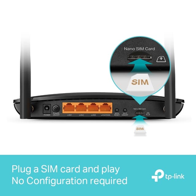 TP-Link Archer MR600 4G+ CAT 6 WiFi 5 router