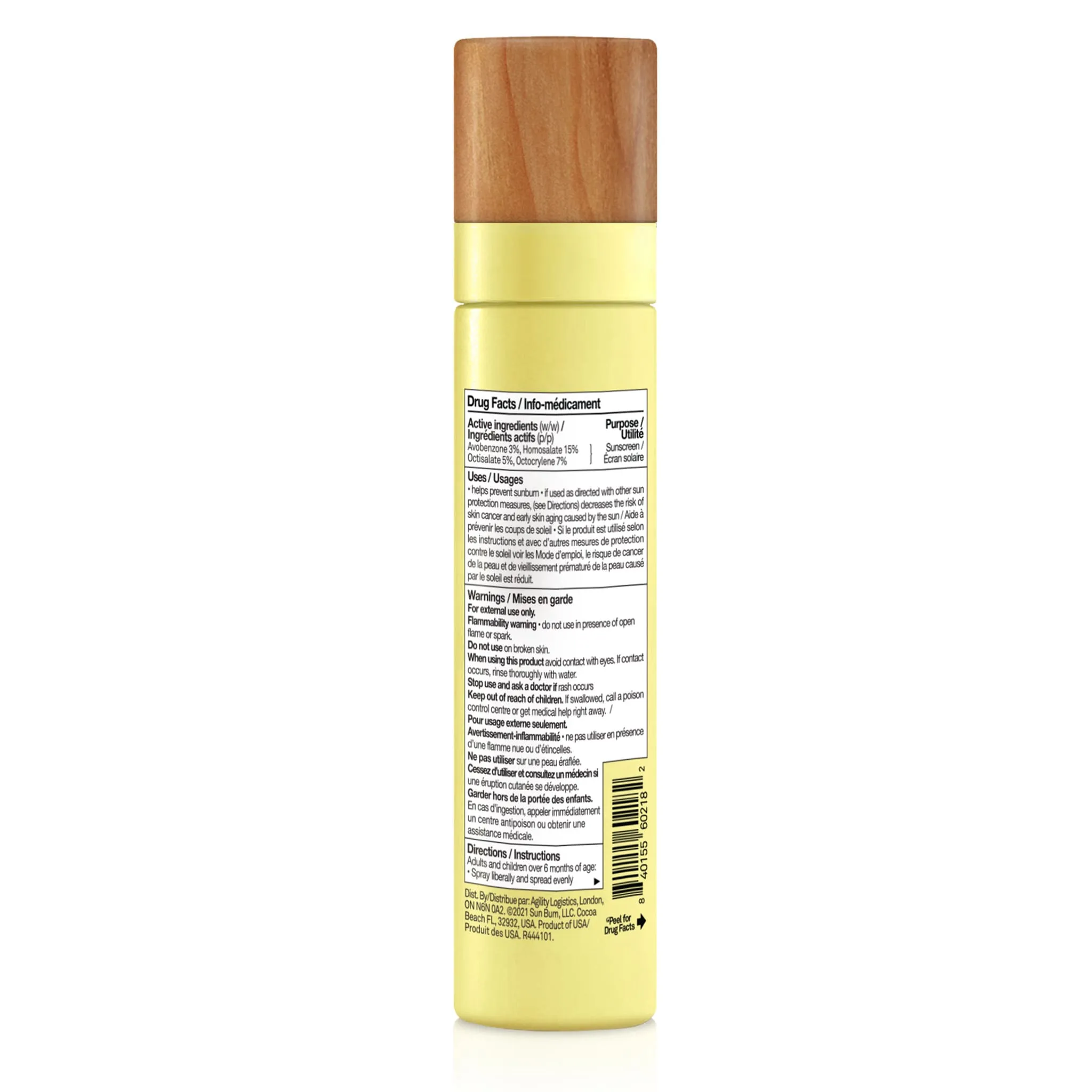 Sun Bum Brume Visage Écran Solaire FPS 45