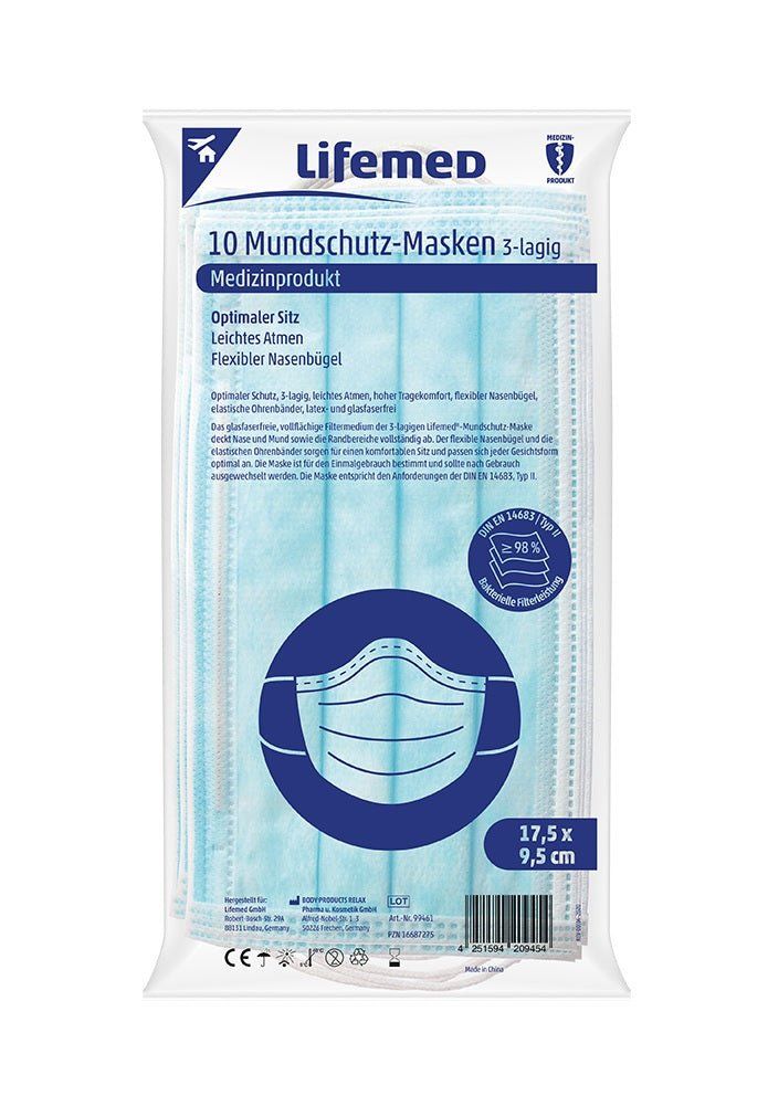 Lifemed Mundschutz 3-lagig