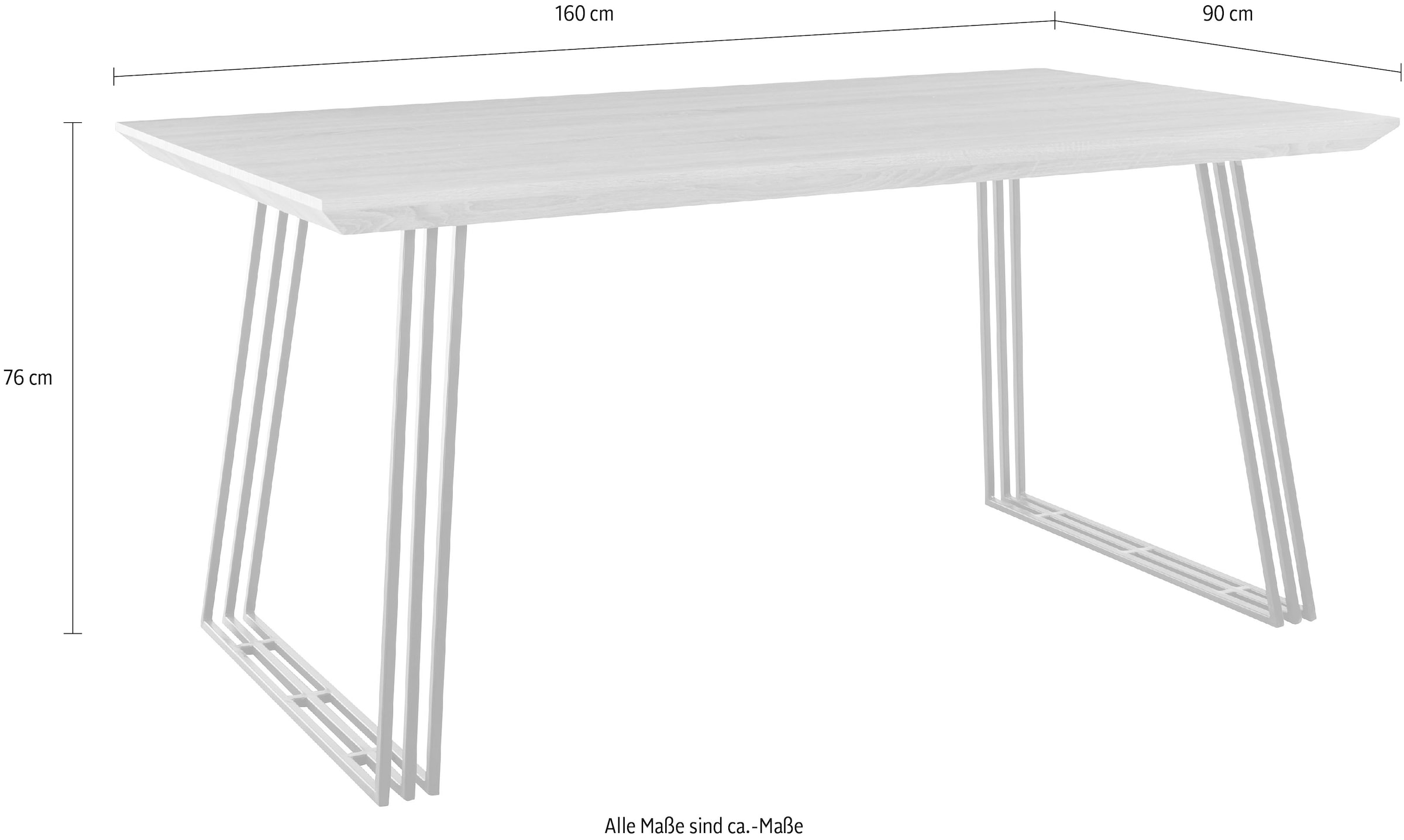 Home affaire Esstisch »Kairo« Breite ca. 160 cm