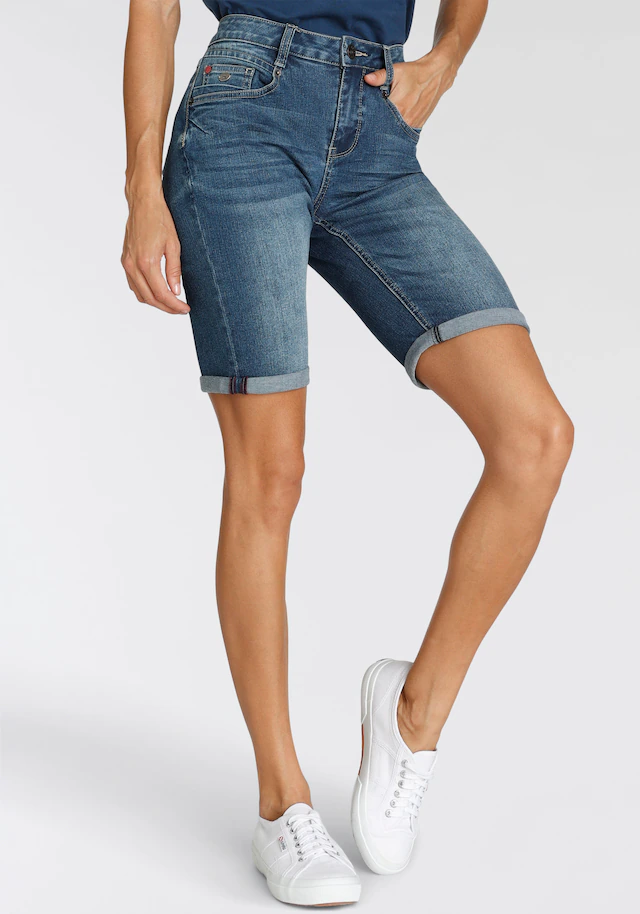 H.I.S Jeansshorts »duffyHS«, schmale Beinform,  krempelbare Beinabschlüsse,  normale Leibhöhe