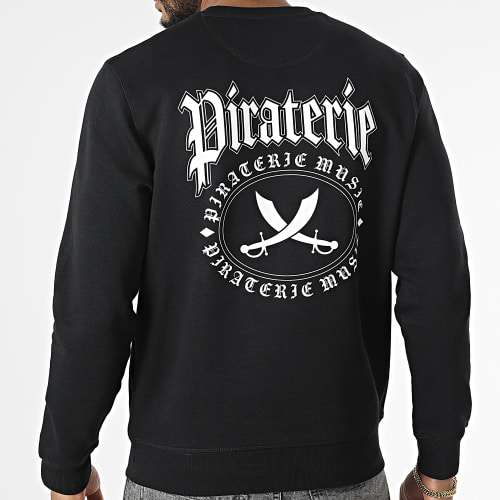 Sweat Crewneck Nation Noir Blanc