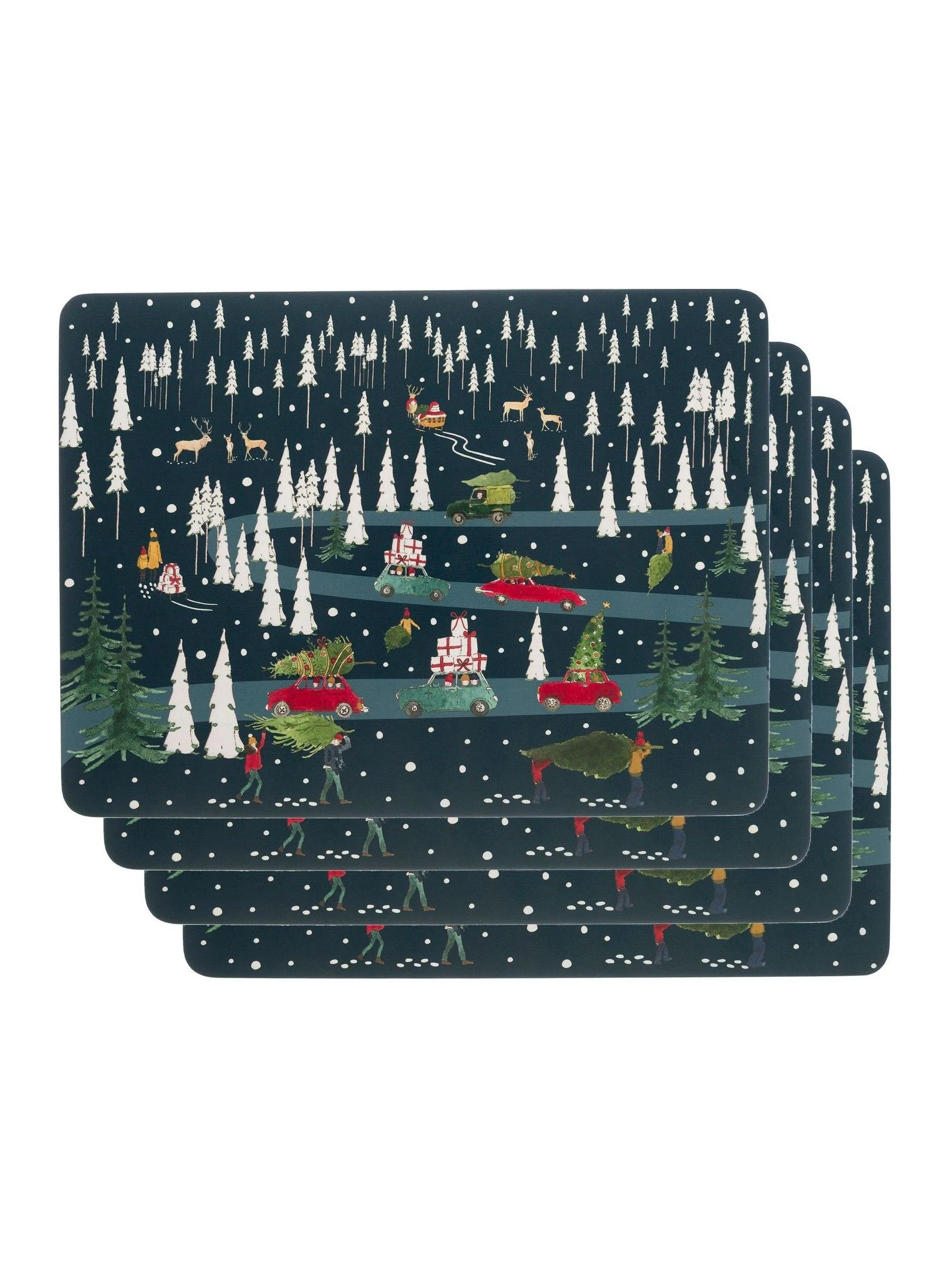 Sophie Allport Wonen voor Kerstmis Placemats Set van 4
