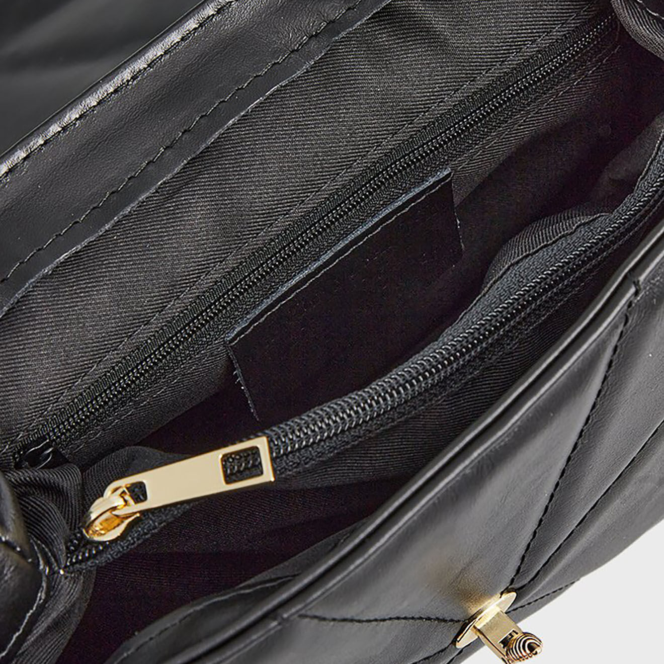 Christian Laurier Sac Porté Epaule en Cuir Louise noir - 26x16x7 cm