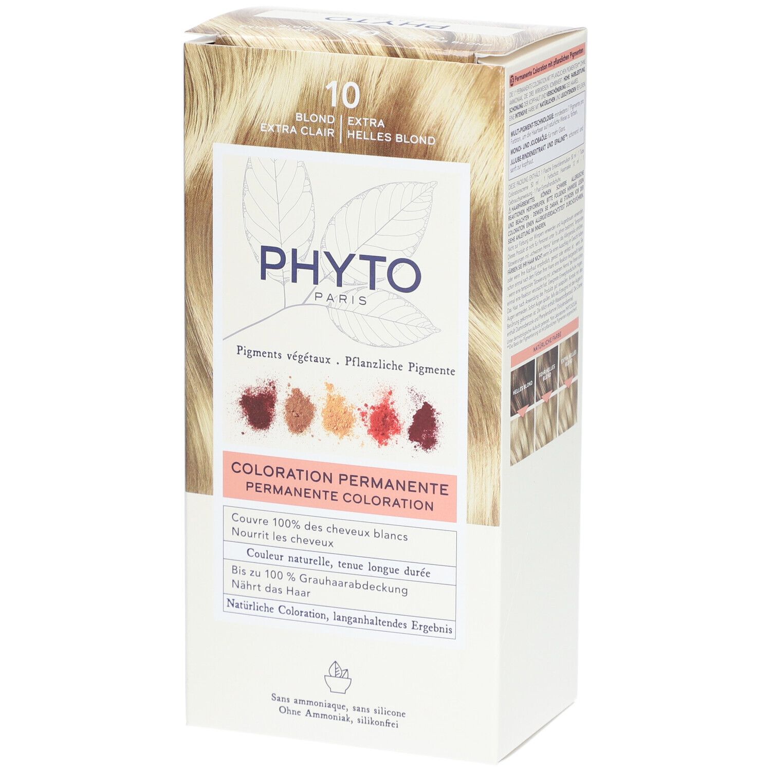PHYTOCOLOR 10 Extra helles Blond