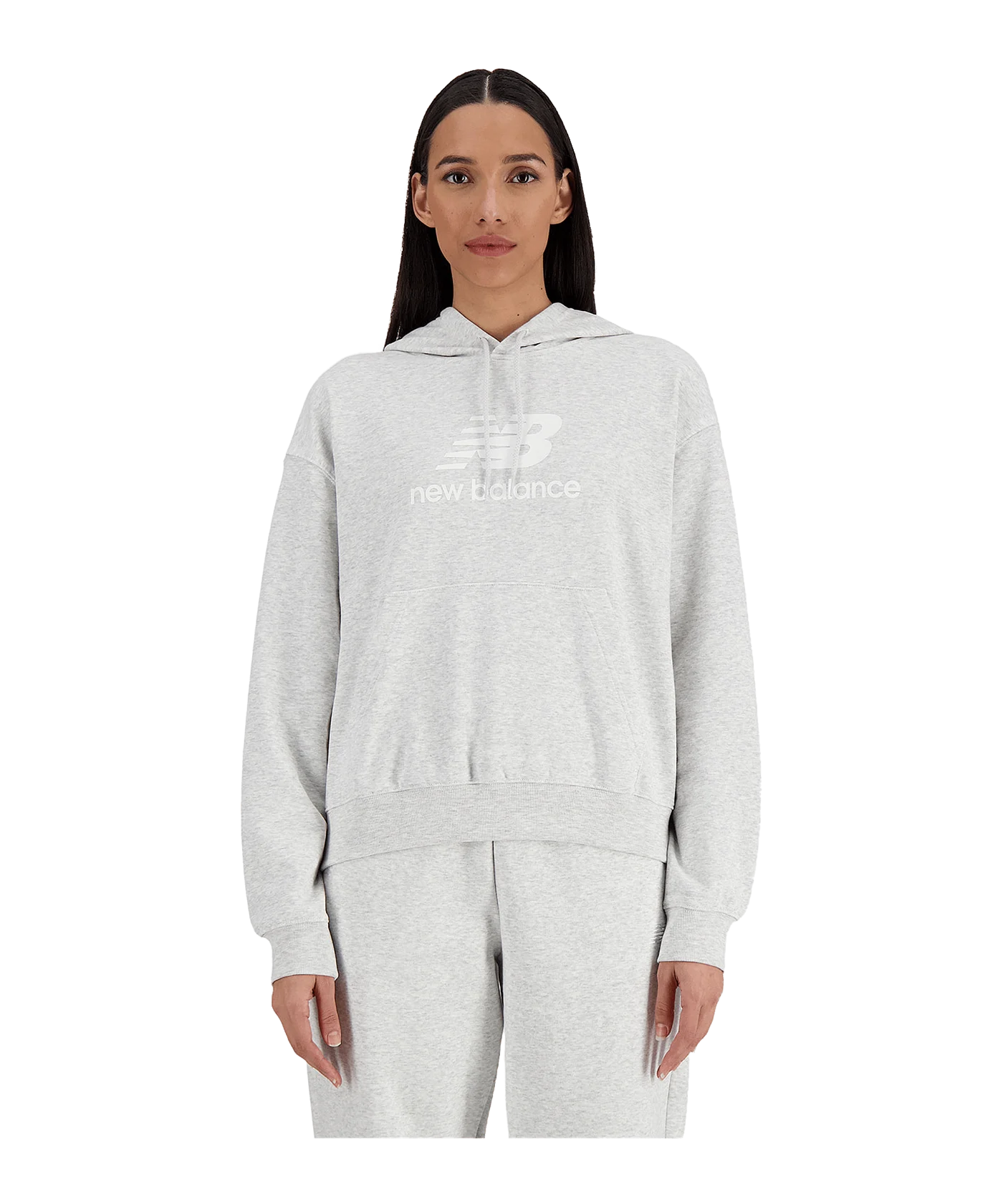 New Balance Essentials Logo French Terry Hoody Damen FAHH