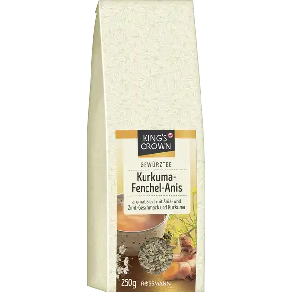 Gewürztee Kurkuma-Fenchel-Anis