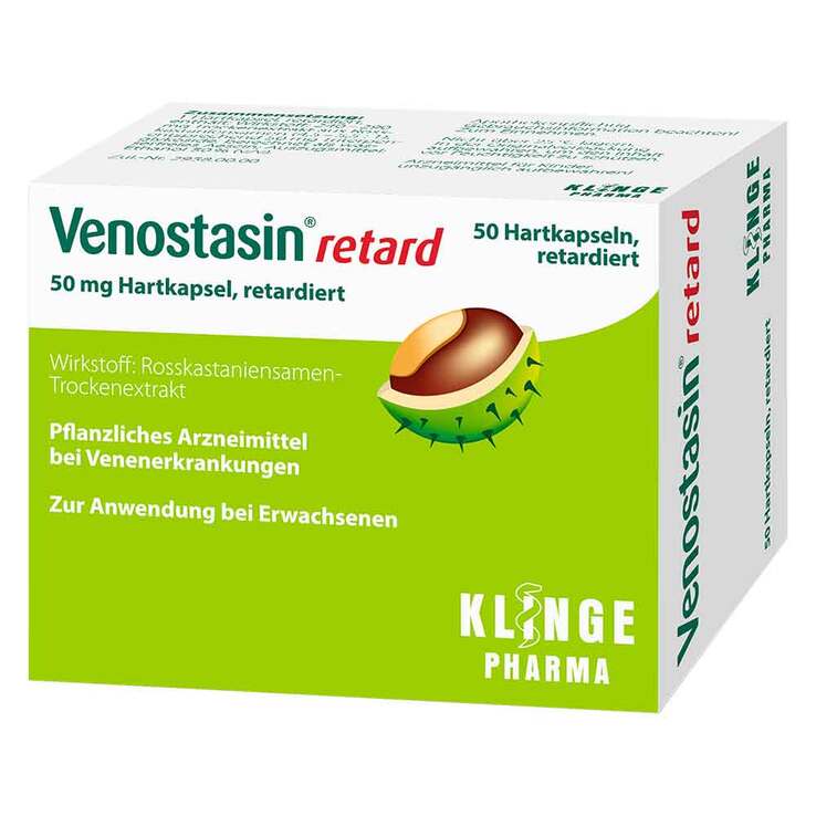 Venostasin® retard Kapseln mit Rosskastaniensamen-Trockenextrakt, 50 St