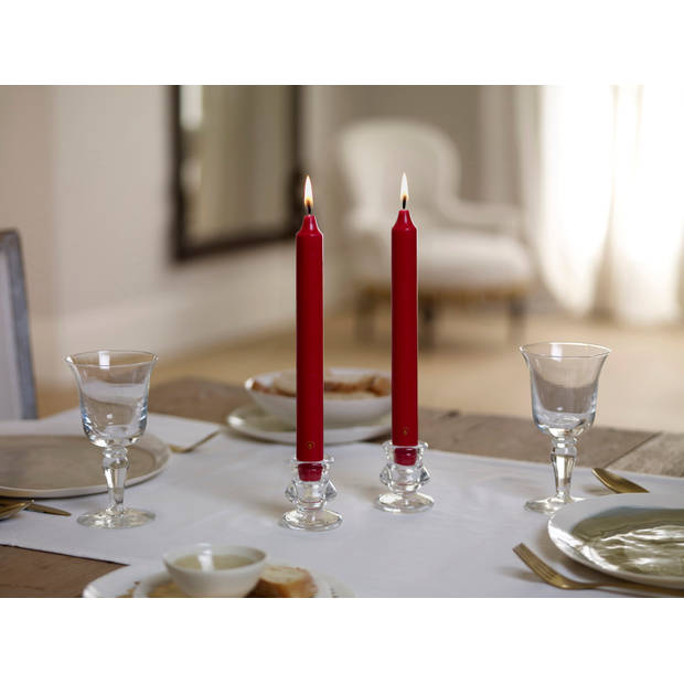 Gouda kroonkaars - rood - doos met 8 stuks