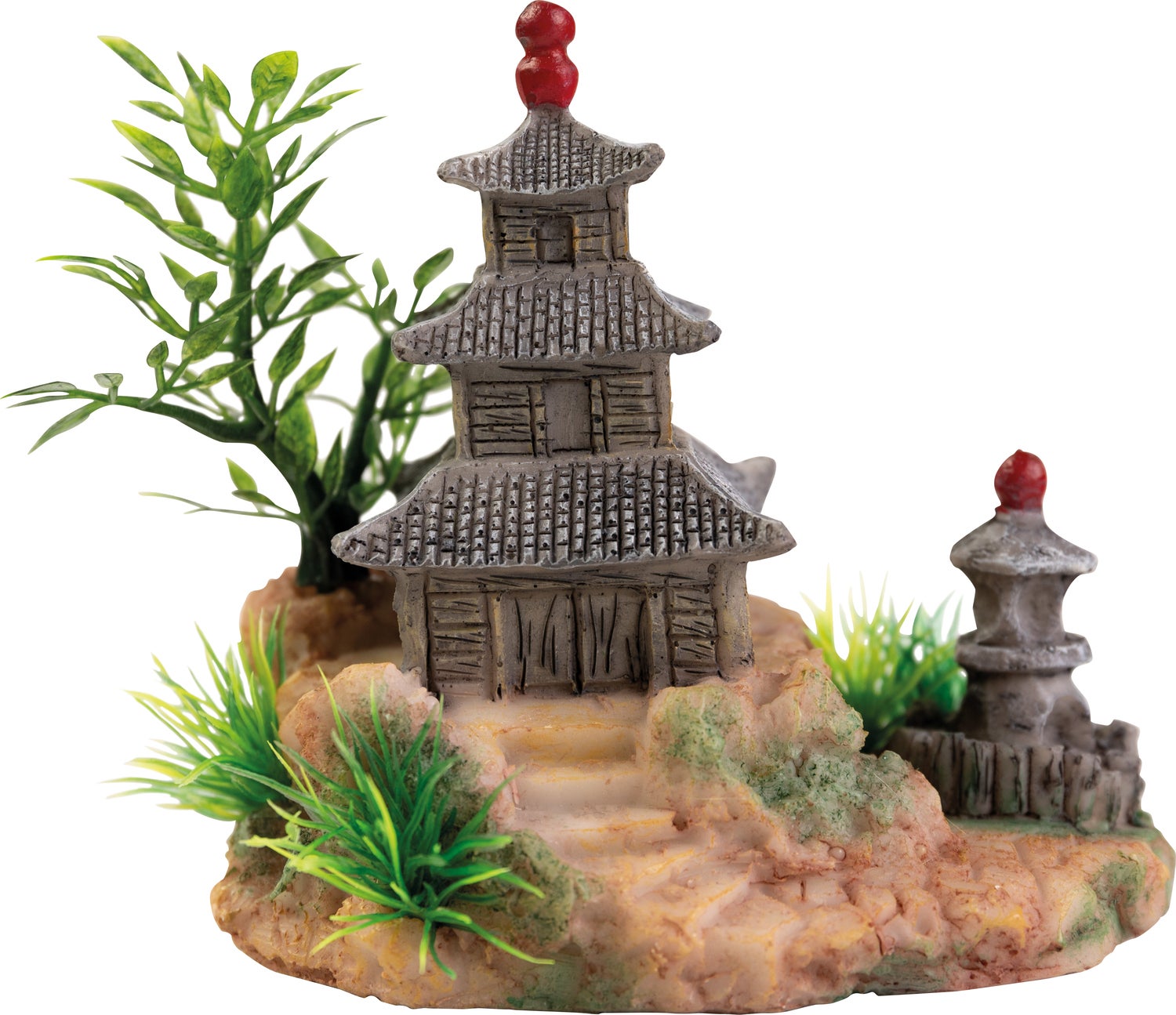Superfish aquarium decoratie tempel 1 - 7,4 x 10 x 11 cm