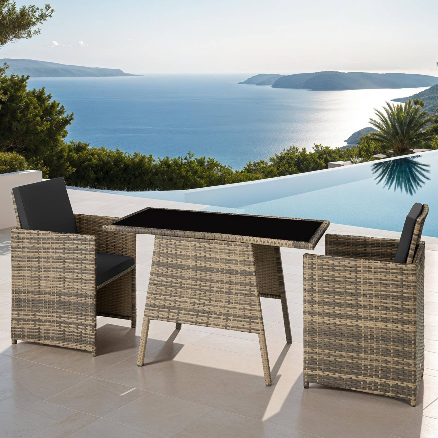 Rattan Sitzgruppe Lausanne