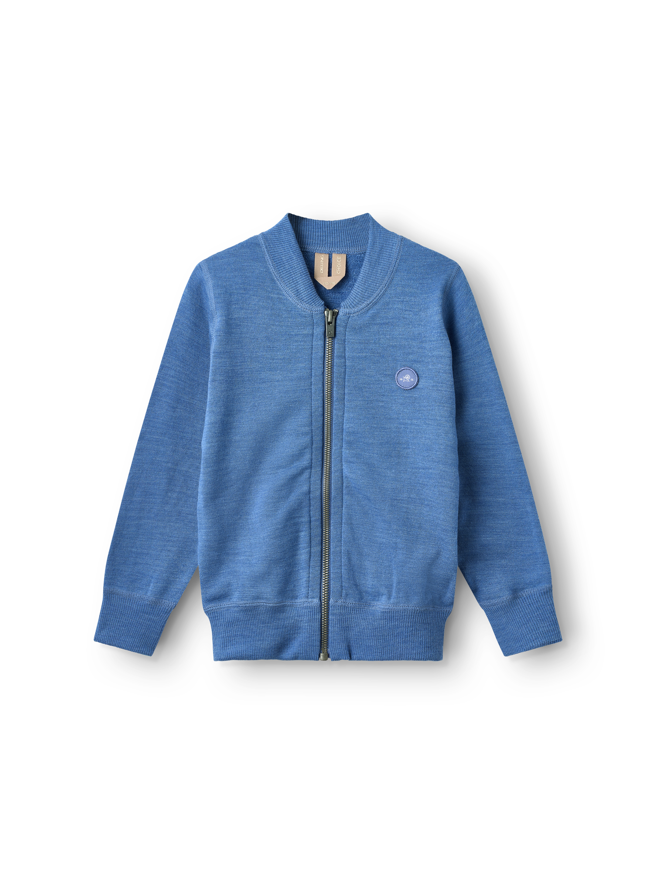 Vest van merinowollen terry voor kinderen