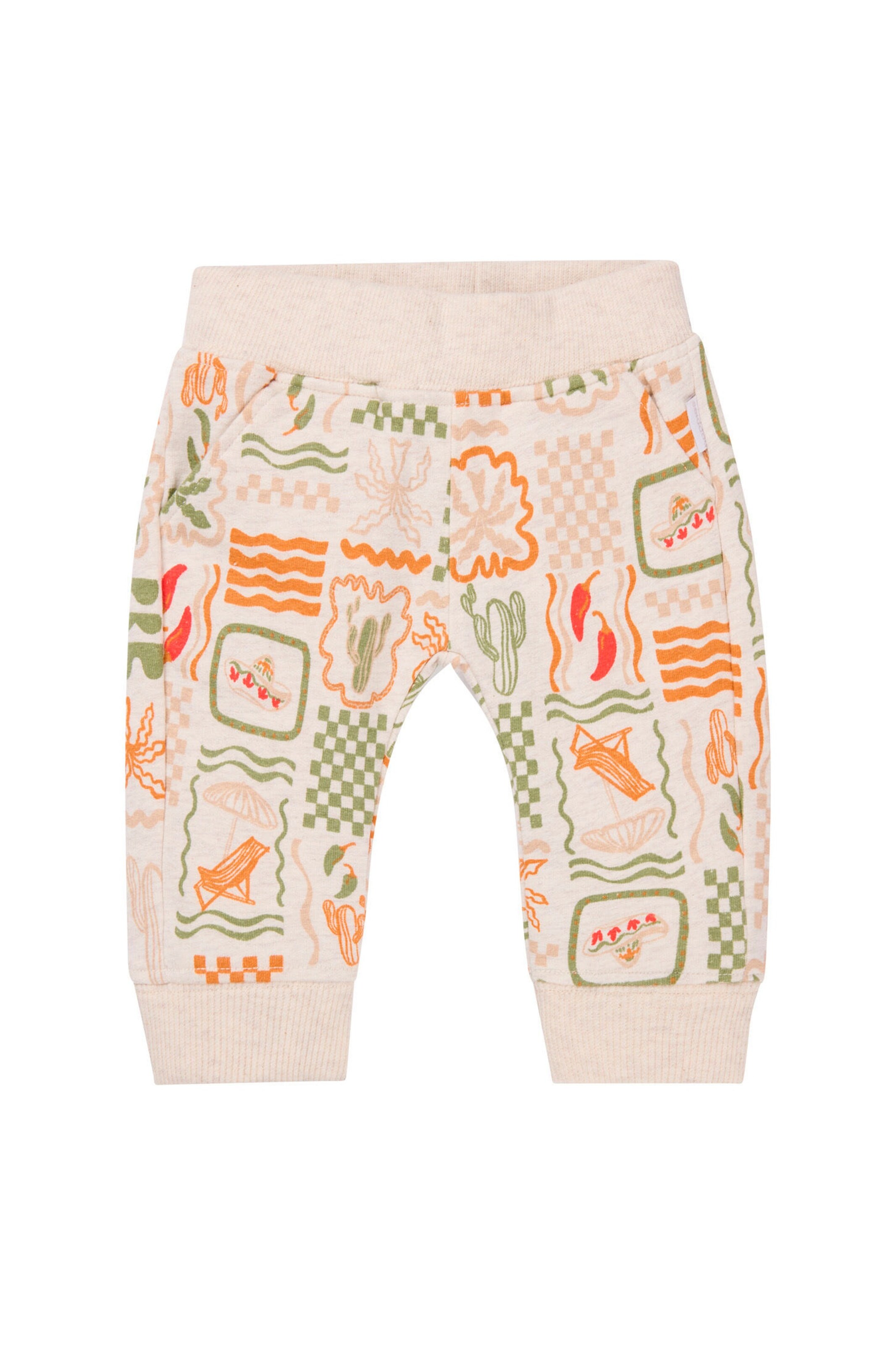 Noppies Baby Hose Oka Tropical pattern Off white