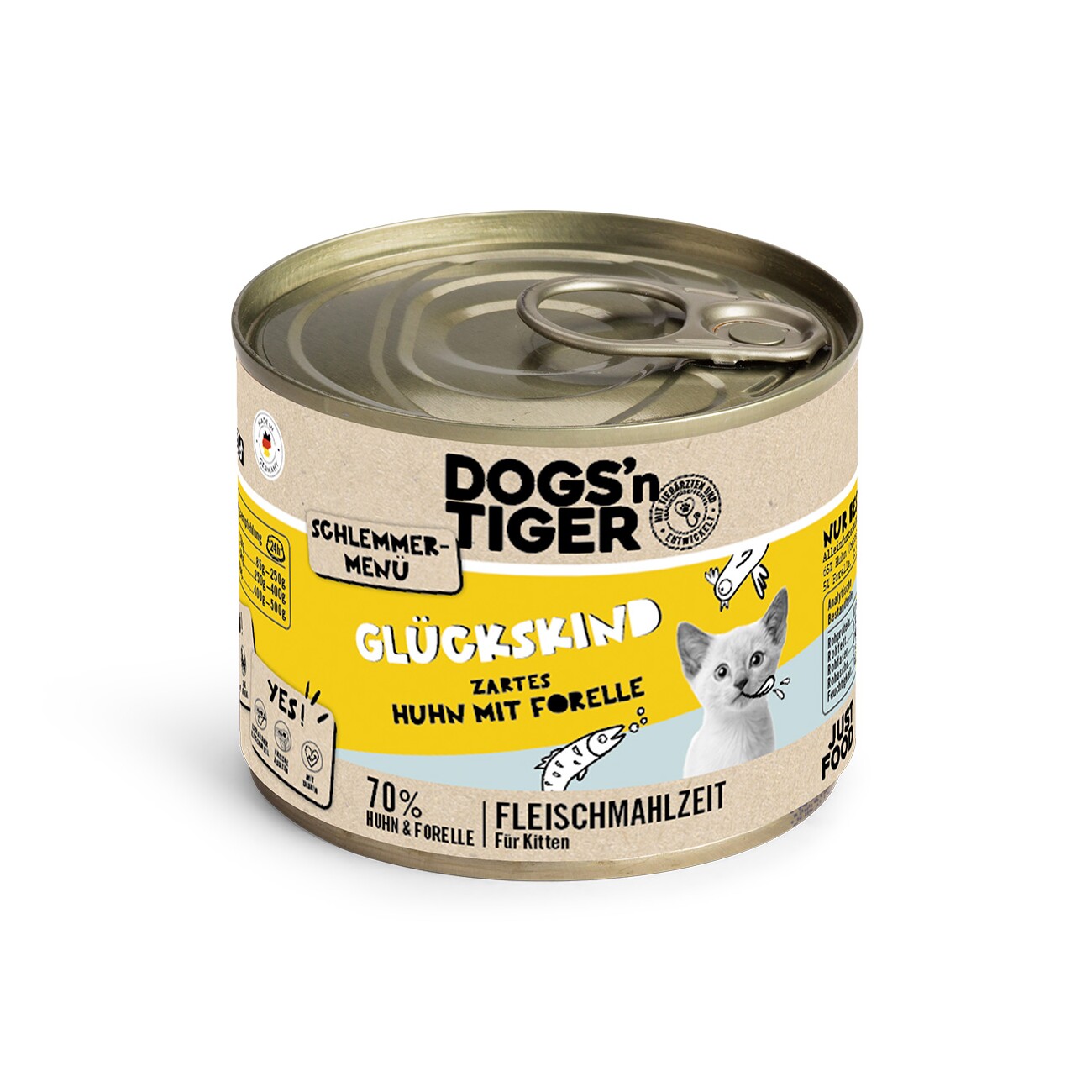 Dogs'n Tiger Glückskind Huhn & Forelle 6x200 g