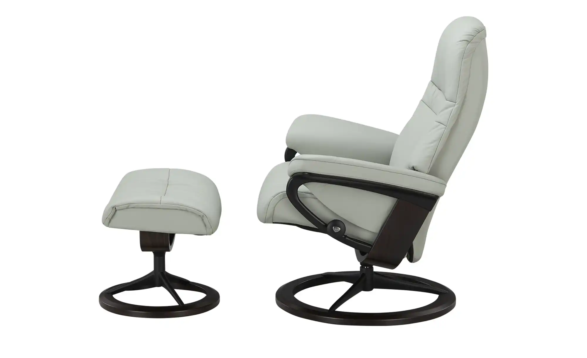 Stressless Relaxsessel mit Hocker aus Leder Signature M