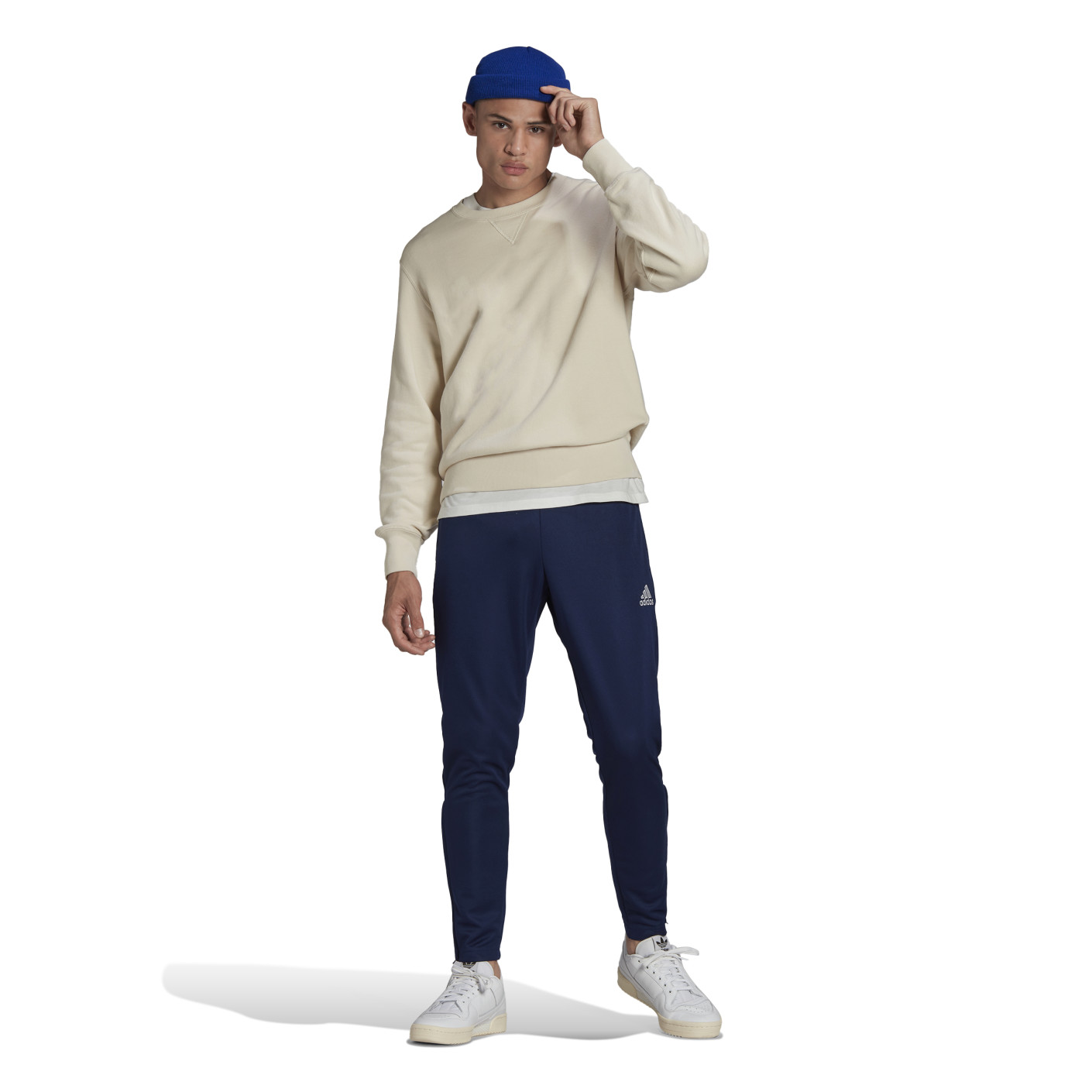 Adidas Entrada 22 Trainingsbroek Donkerblauw Wit