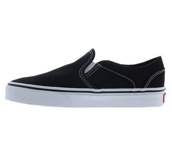 Vans Asher Slip On Canvas Trainers Womens