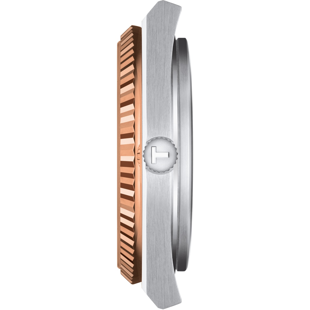 Tissot PRX 40 205 Powermatic 80 Silbrig / 18 Karat Roségold