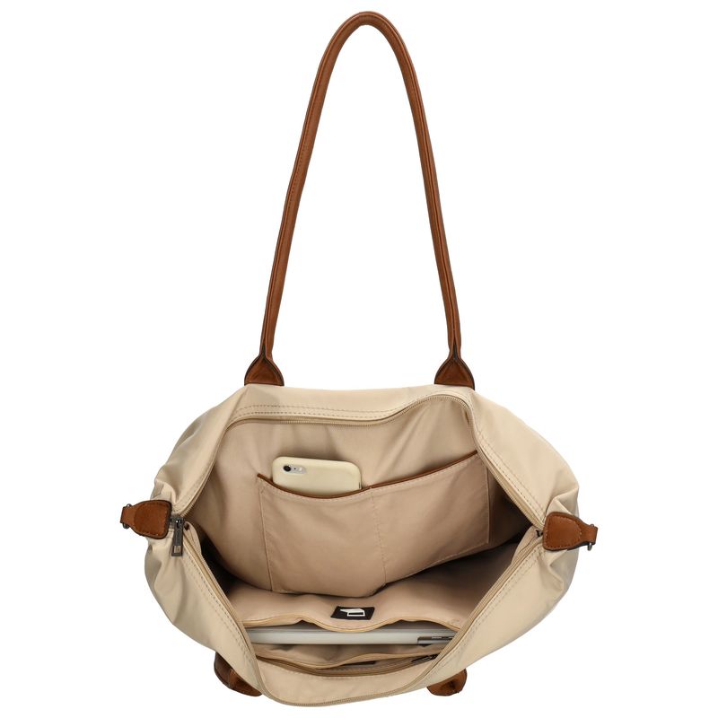 Charm London Buckingham Laptoptas 15,6 inch Zand