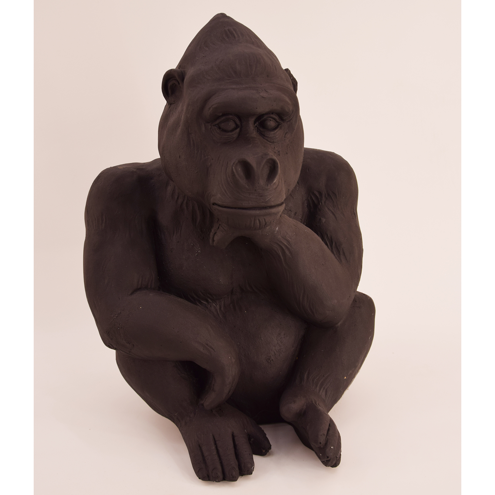 Dekofigur Gorilla - schwarz - 54 cm