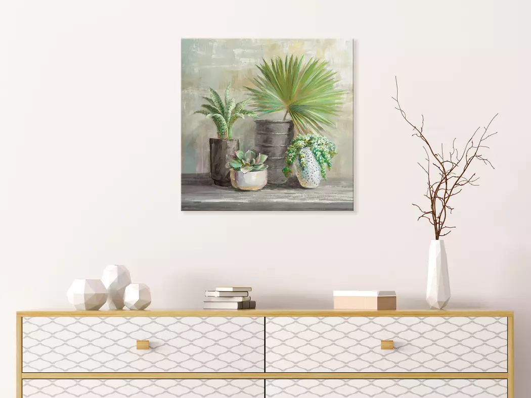 Wandbild 55 x 55 cm Indoor Garden