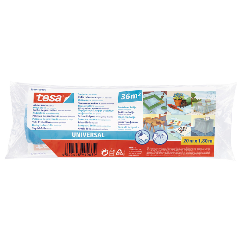 Tesa Abdeckfolie Universal, 1800 mm x 20 m