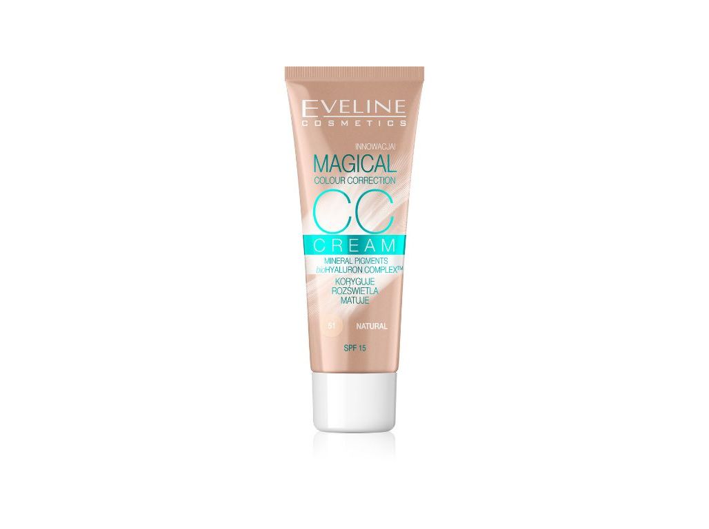 CREME ROSTO EVELINE MAGICAL CC NATURAL 30ML