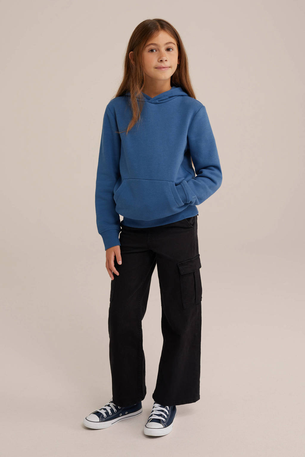 WE Fashion hoodie bluestone