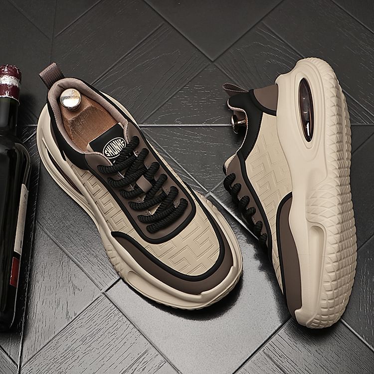 Mr Ozera - Veterschoenen met letters en platform