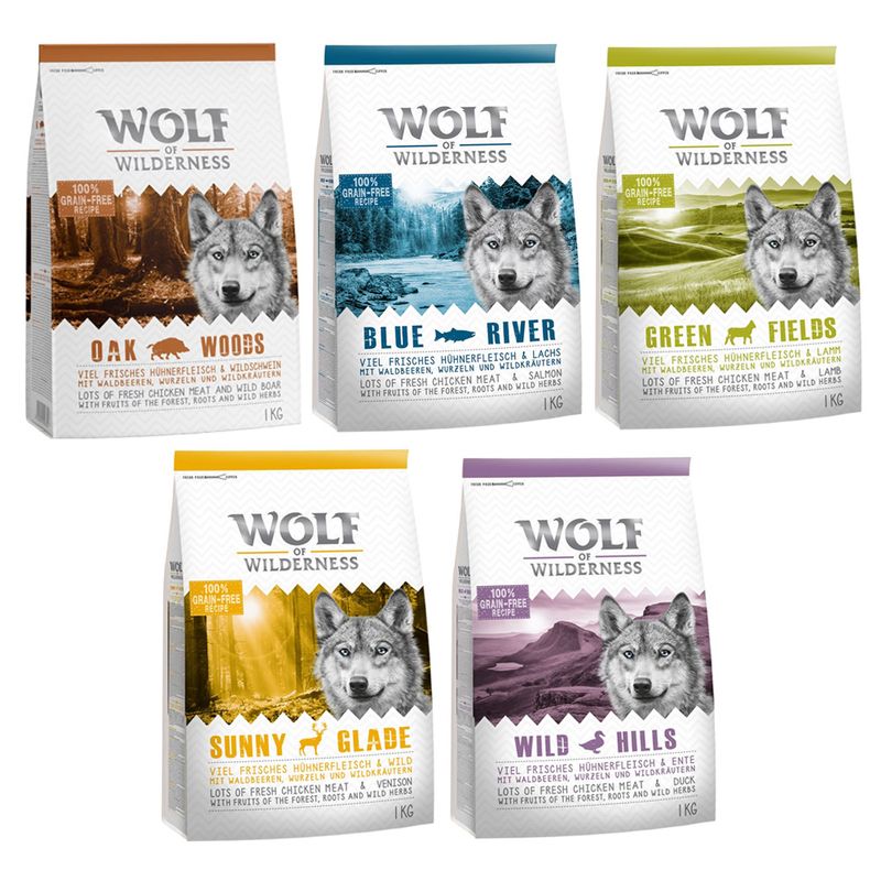 Offre d'essai mixte Wolf of Wilderness Adult
