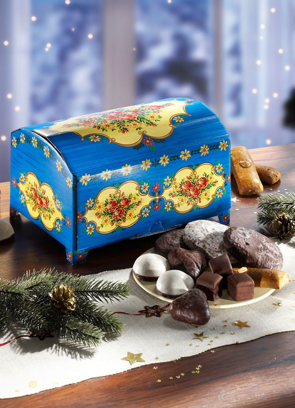 Geschenk-Truhe Lebkuchenspezialitäten
