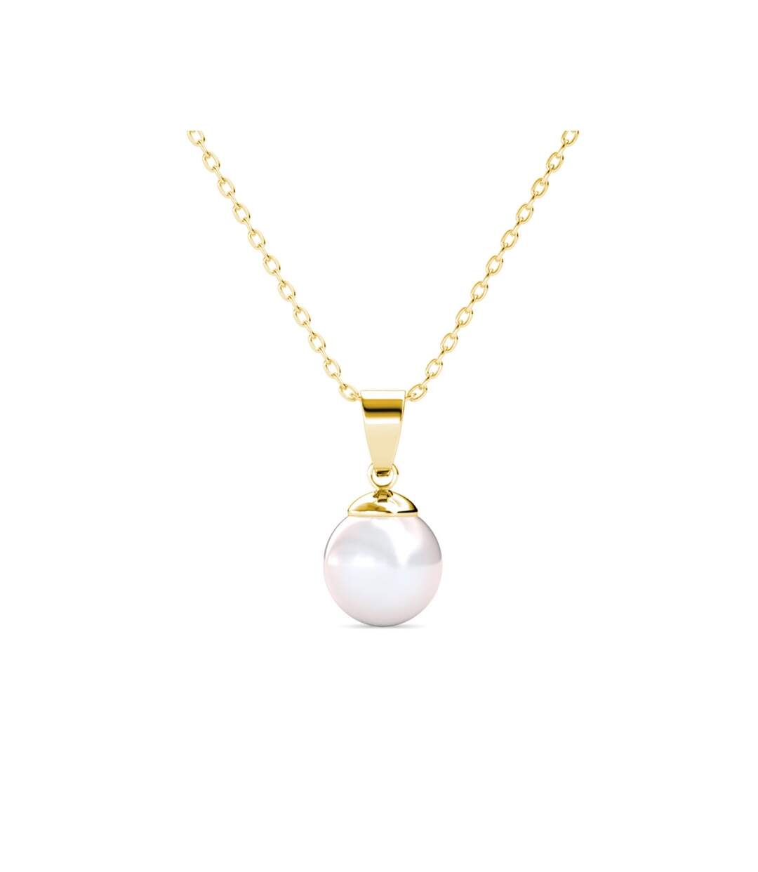 Parure Full Moon Crystal Pearl - Or Rosé et Cristal