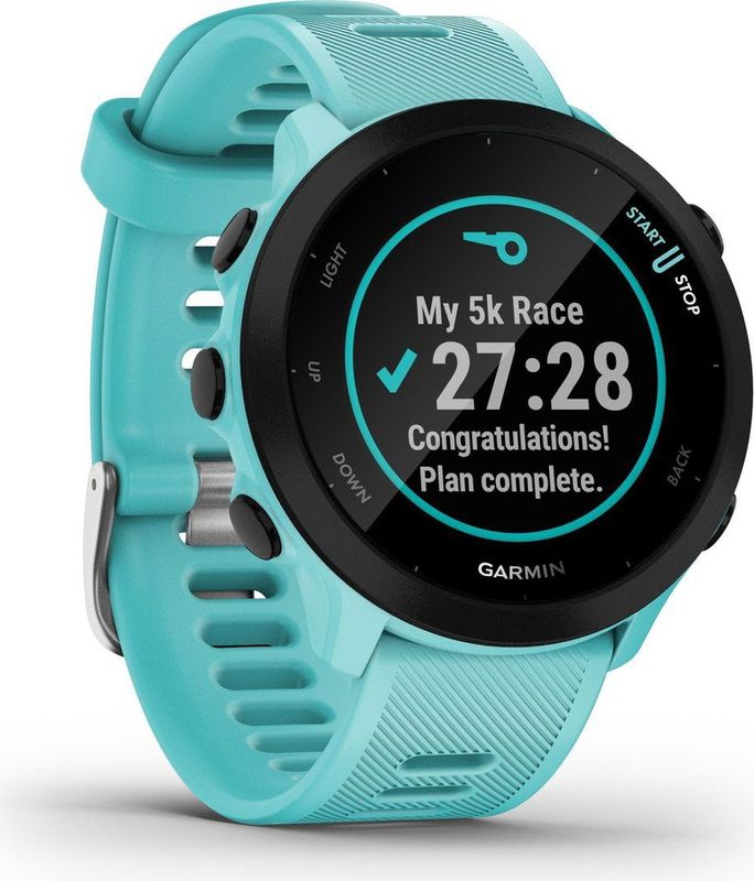 Garmin Forerunner 55 - Sporthorloge met GPS Tracker - Geschikt voor Hardlopen - 42mm - Aqua