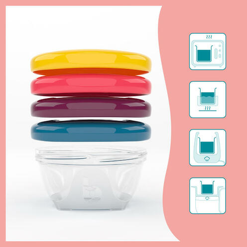 Babybol kit S : 120 ml x 4 - BABYMOOV