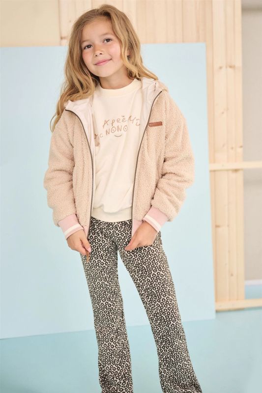 NoNo meisjes sweater - Naturel