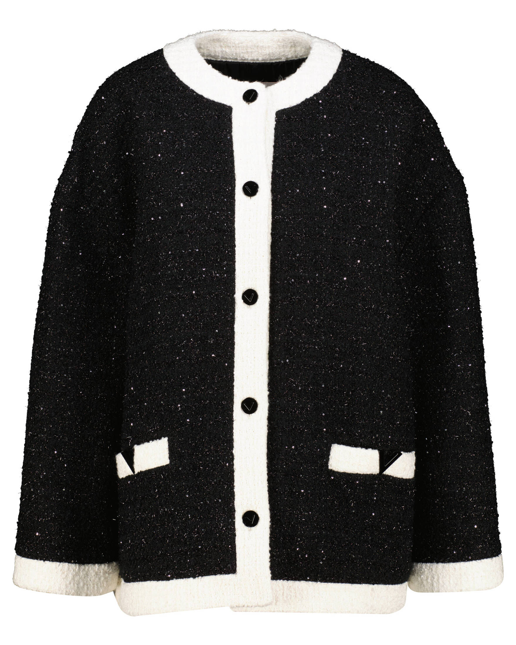 Valentino| Damen Jacke aus Glaze-Tweed