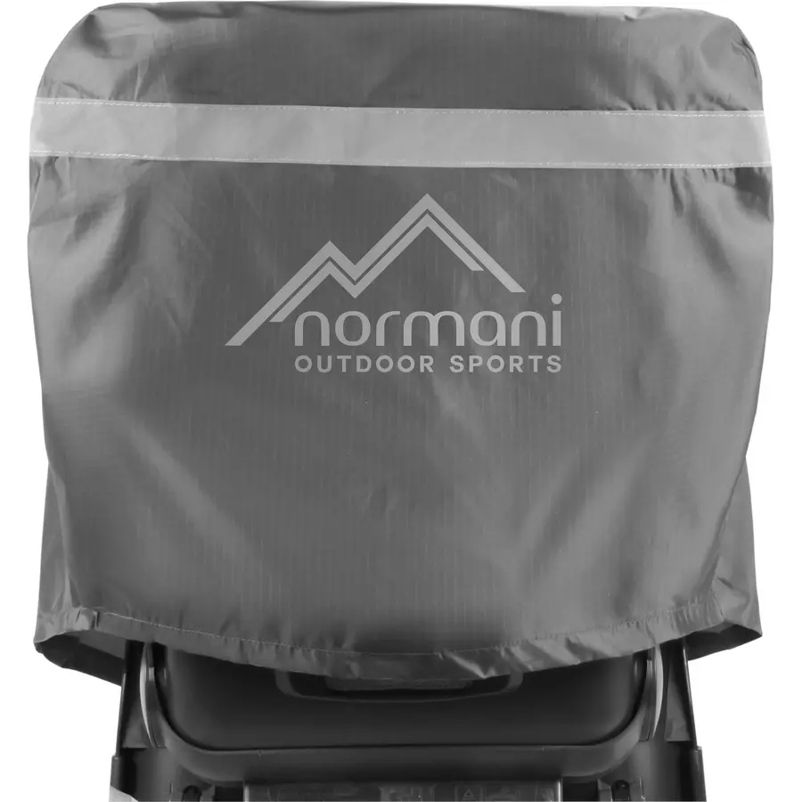 normani Regenüberzug für Fahrrad-Kindersitze BiSeat Anthrazit