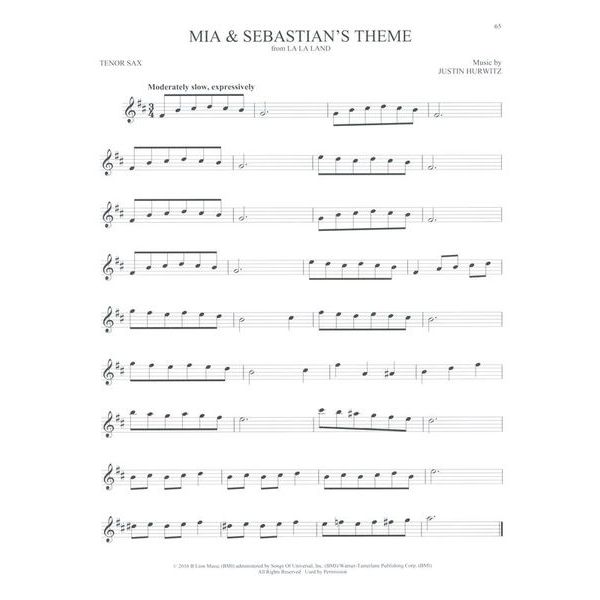Hal Leonard 101 Beautiful Songs T-Sax