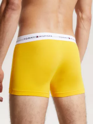 Conjunto com 3 Cuecas Boxer com Cós Elástico e Logo Essencial