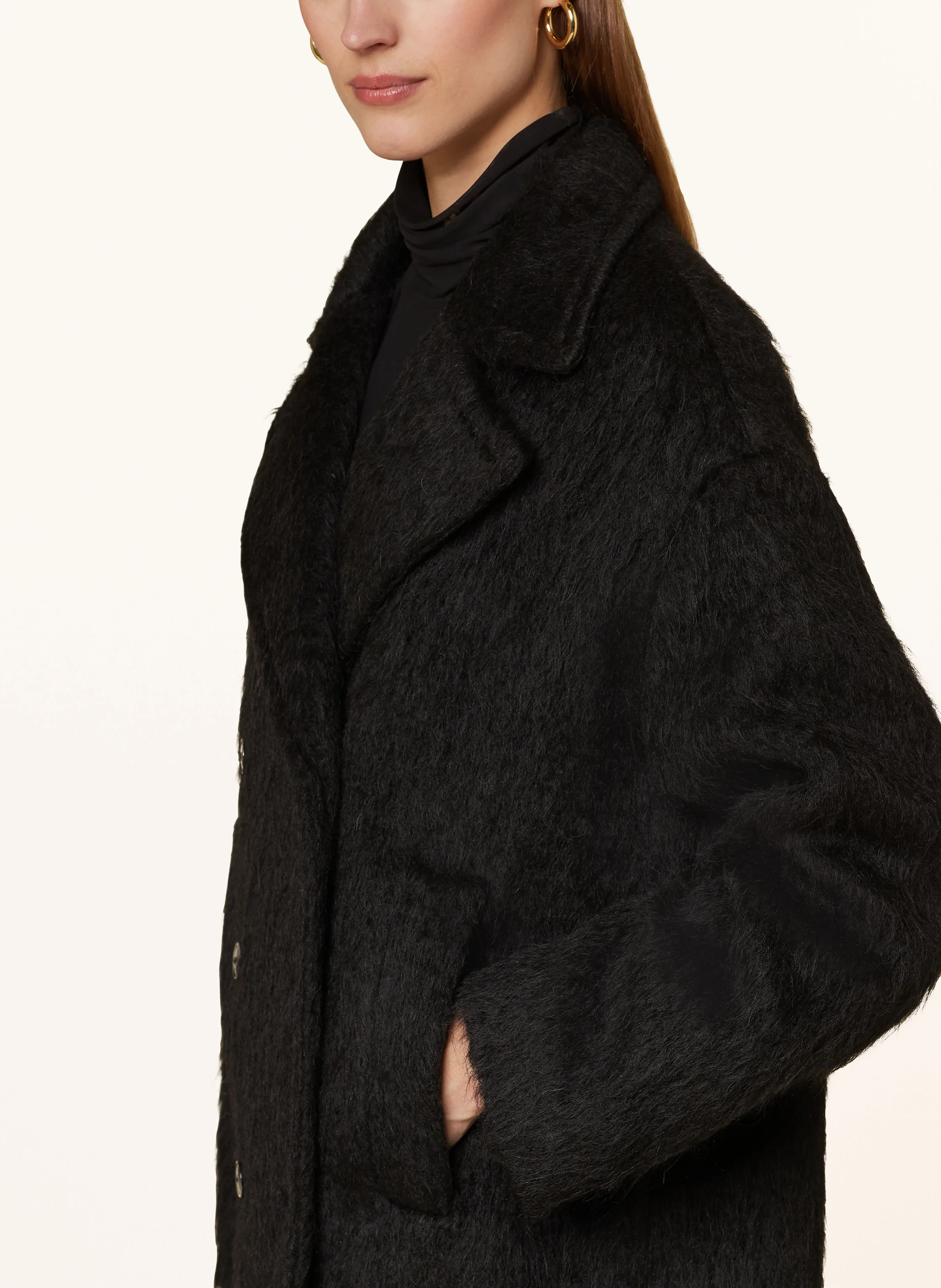 MRS & HUGS Mantel mit Mohair