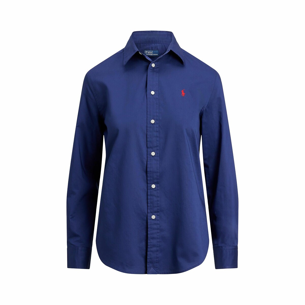 POLO RALPH LAUREN<br>Camisa reta de algodão