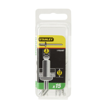 Stanley popnagels 3x12mm 15 stuks