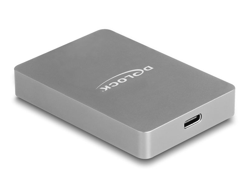 Delock Card Reader Extern Card Reader Extern 91008 USB Typ- Delock USB Type-C Card Reader im Aluminium Gehäuse für CFexpress oder XQD Speicherkarten