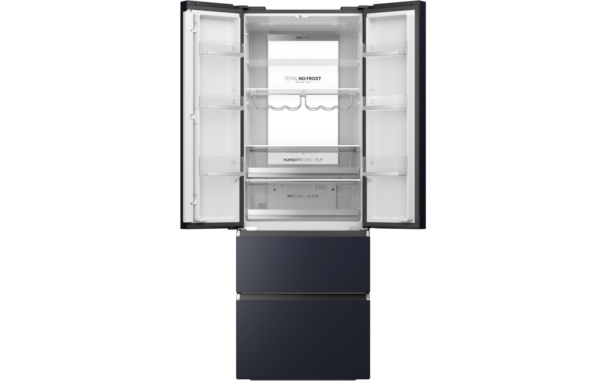 Foodcenter HFW7720ENMB Schwarz<br>Side by Side Kühlgerät