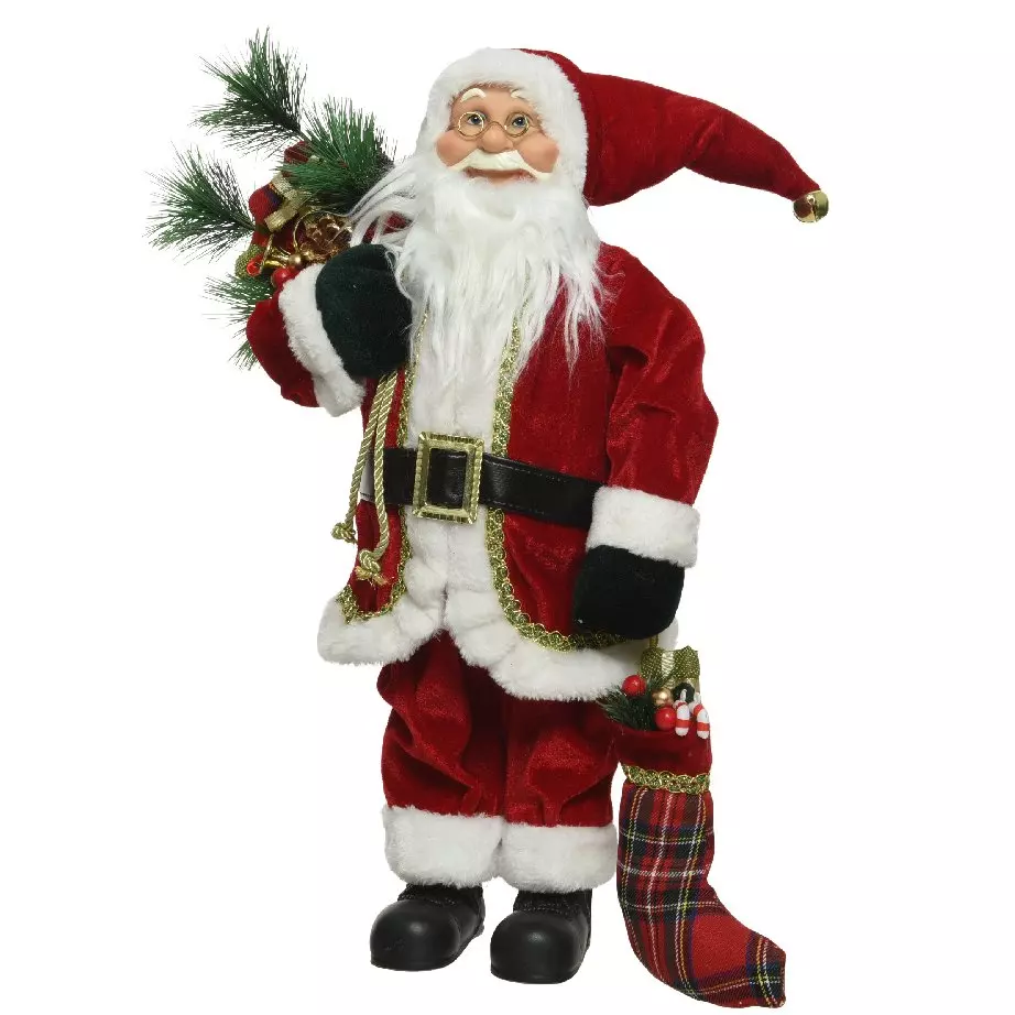 Père Noël déco Traditionnel (H45 cm) Santa Claus