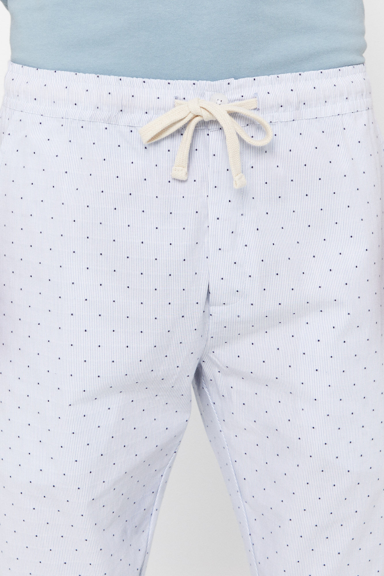 Conjunto de pijama de malha e tecido - Verde