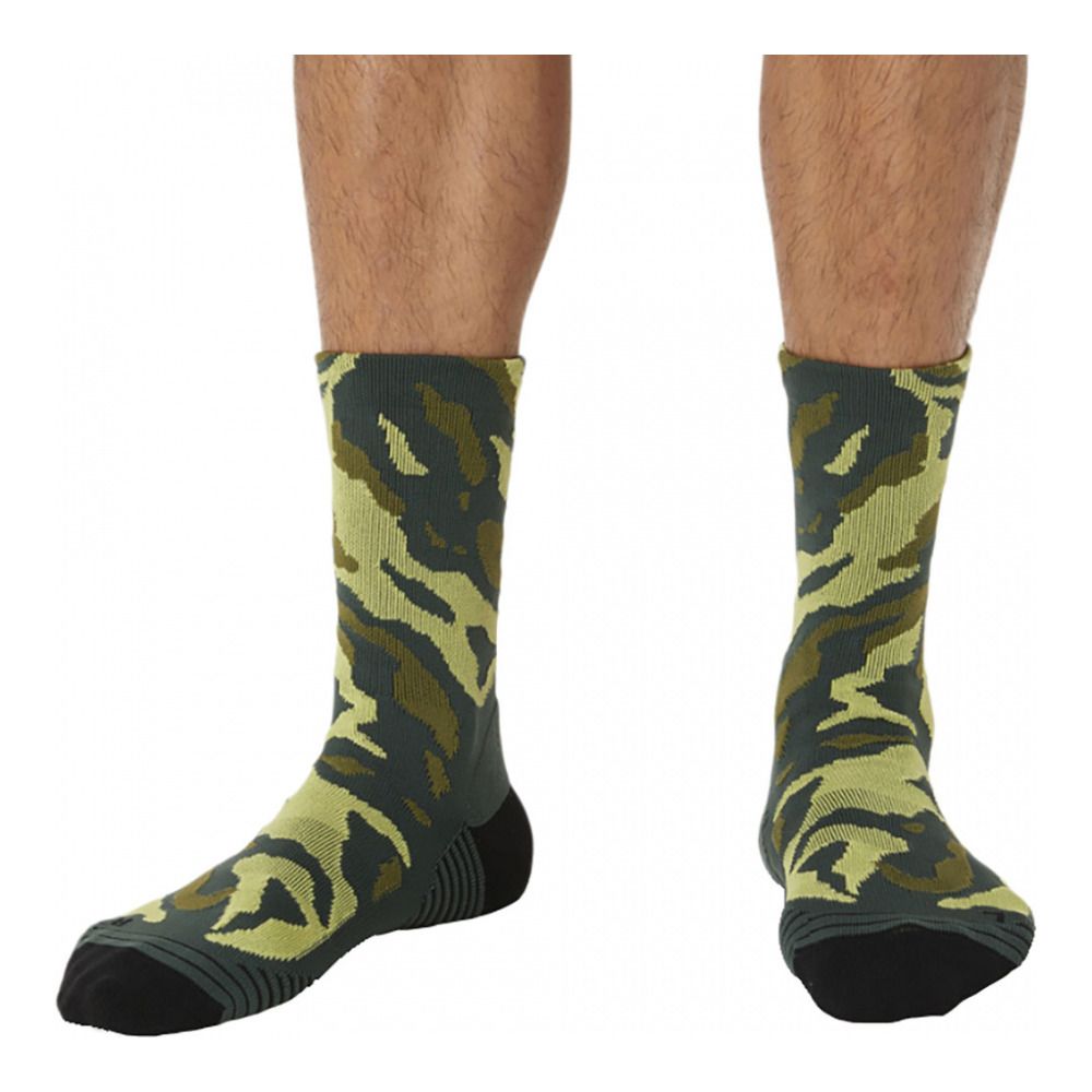 Asics COLOR CAMO RUN - Chaussettes rain forest/cactus/glow yellow