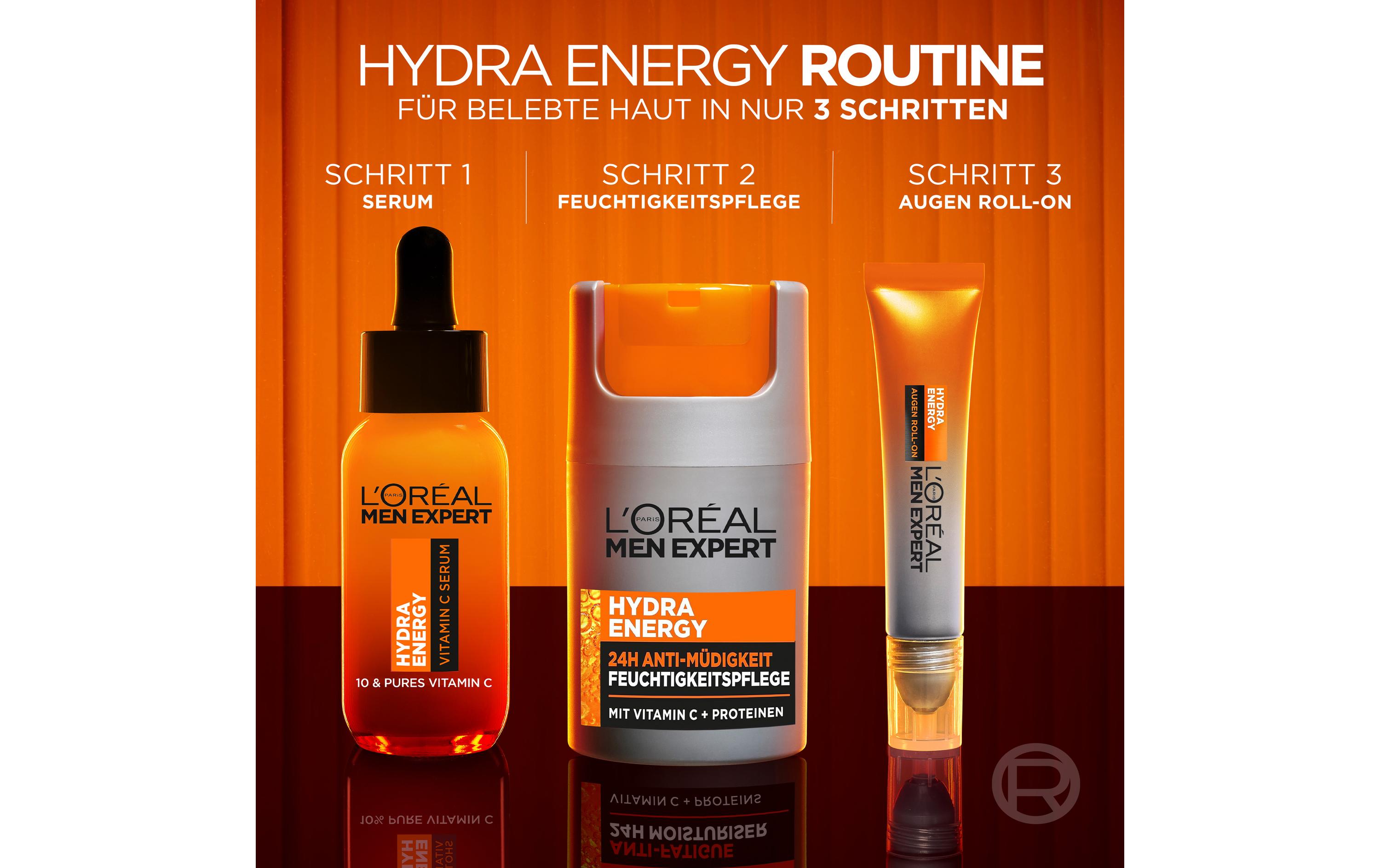 Gesichtsserum Hydra Energy Vitamin C 30 mlSerum erfrischt die Haut und sorgt für ein strahlendes Aussehen