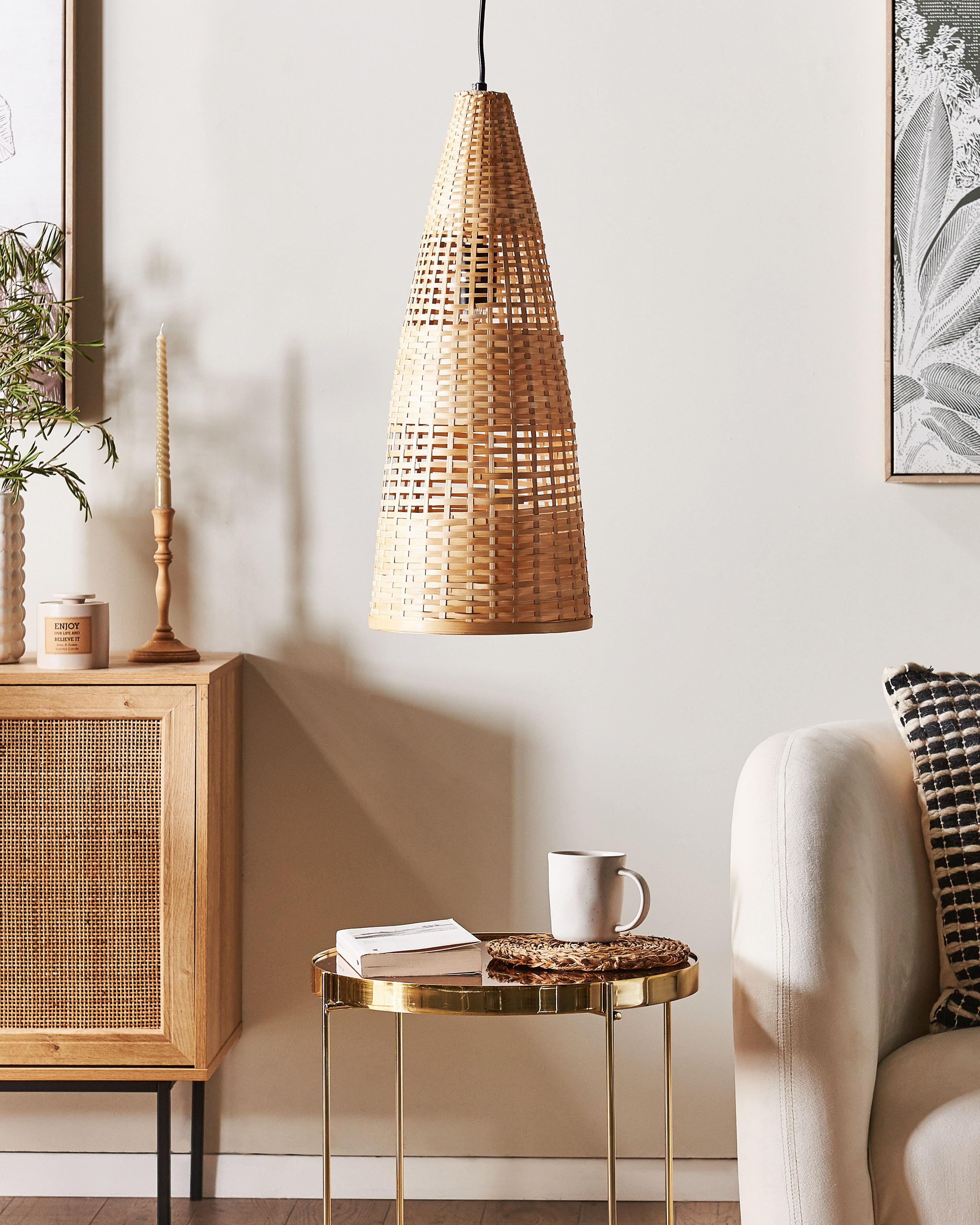 Hanglamp SUAM Bamboehout Natuurlijk